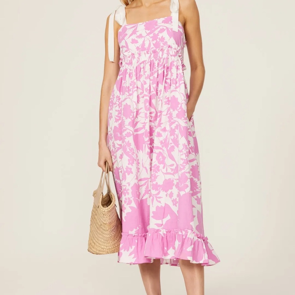 Peter Som Pink Floral dress